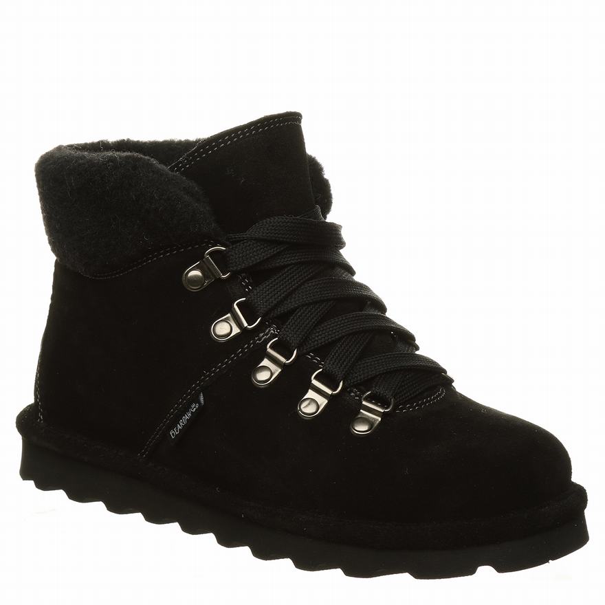 Bearpaw Marta Ankle Boots UK - Women's Boots Black ||FQPSHG-483||